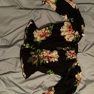 3/4 sleeve cropped top